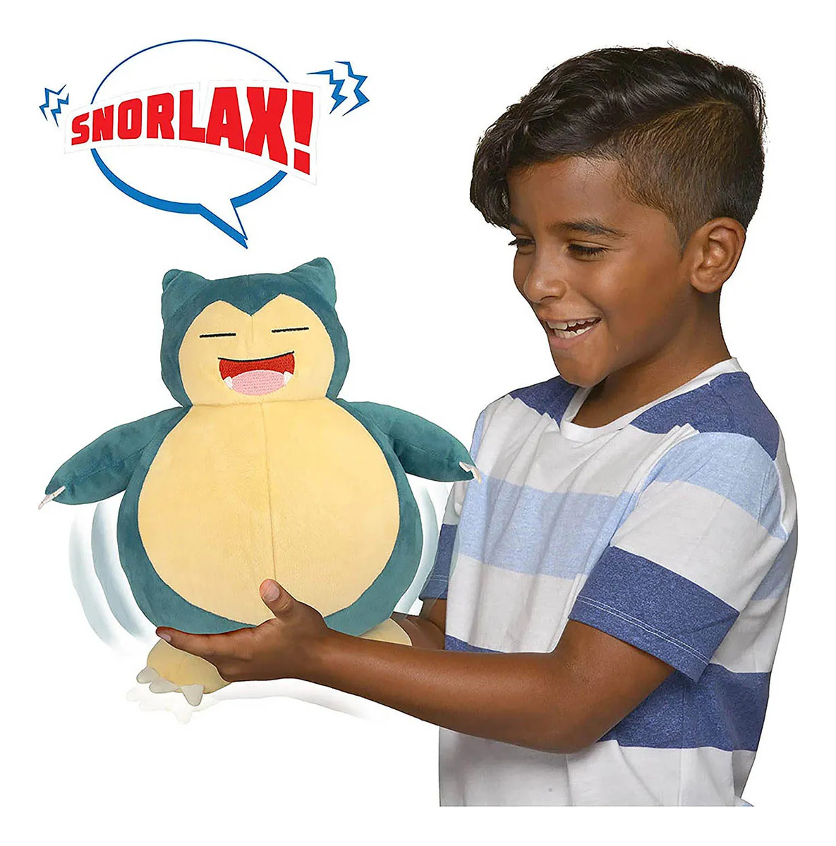 Pokémon - Pelúcia de Luxo Snorlax de 25 cm com Som 5