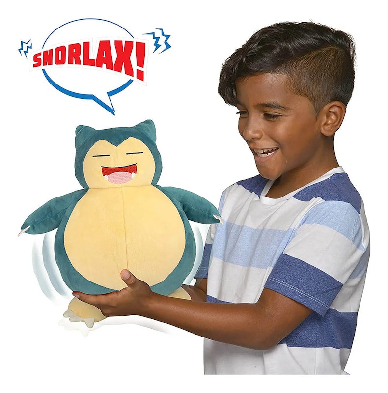 Pokémon - Pelúcia de Luxo Snorlax de 25 cm com Som 5