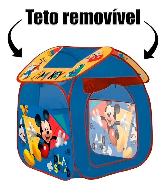 Barraca Infantil Portátil Casa Mickey 3