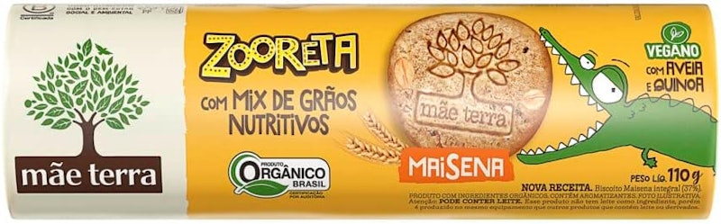 Biscoito Mãe Terra Zooreta Maizena Integral 1