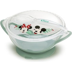 Prato Bowl com Ventosa e Colher Disney