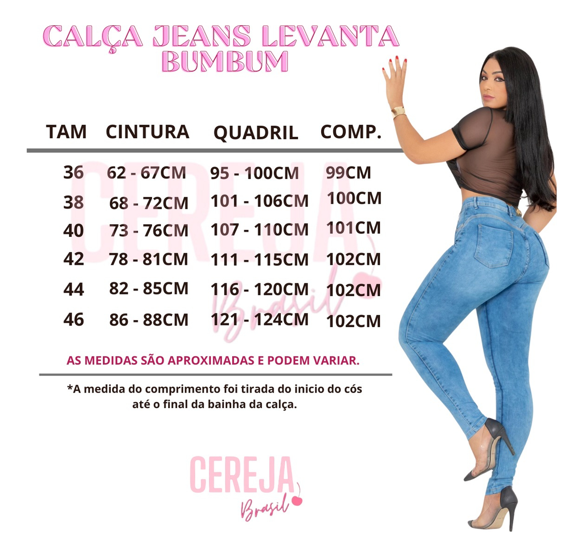 Calça Jeans Feminina Super Lycra Skinny 6