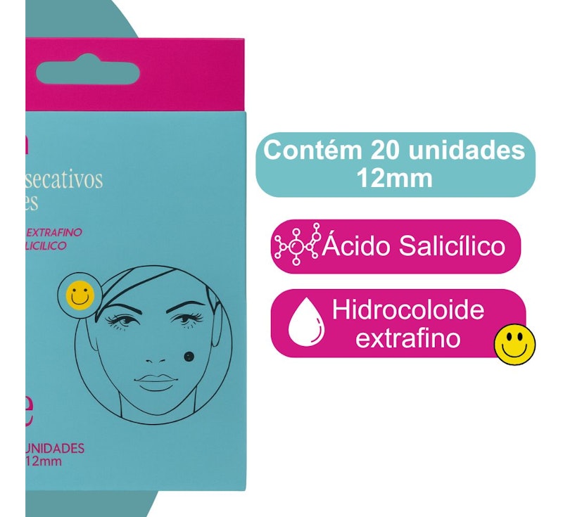 Adesivo Secativo para Acnes Smile Ricca 2