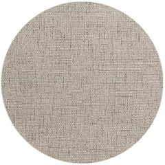 Tapete Redondo Sisal Sintético Natural Antiderrapante