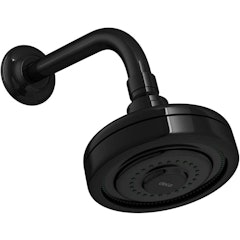 Chuveiro com Tubo de Parede 12,4 cm Acqua Plus Black Noir