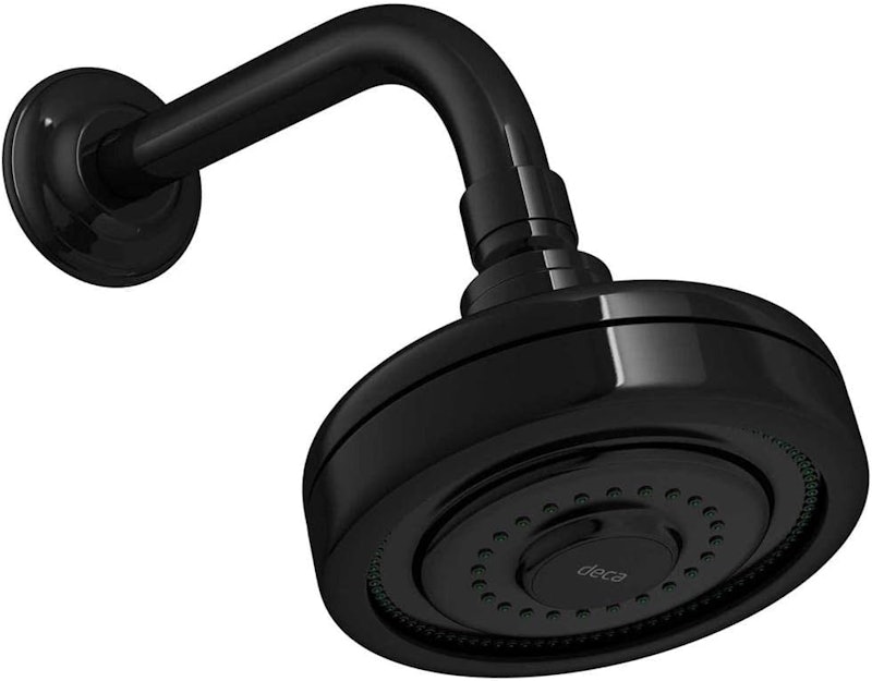 Chuveiro com Tubo de Parede 12,4 cm Acqua Plus Black Noir 1