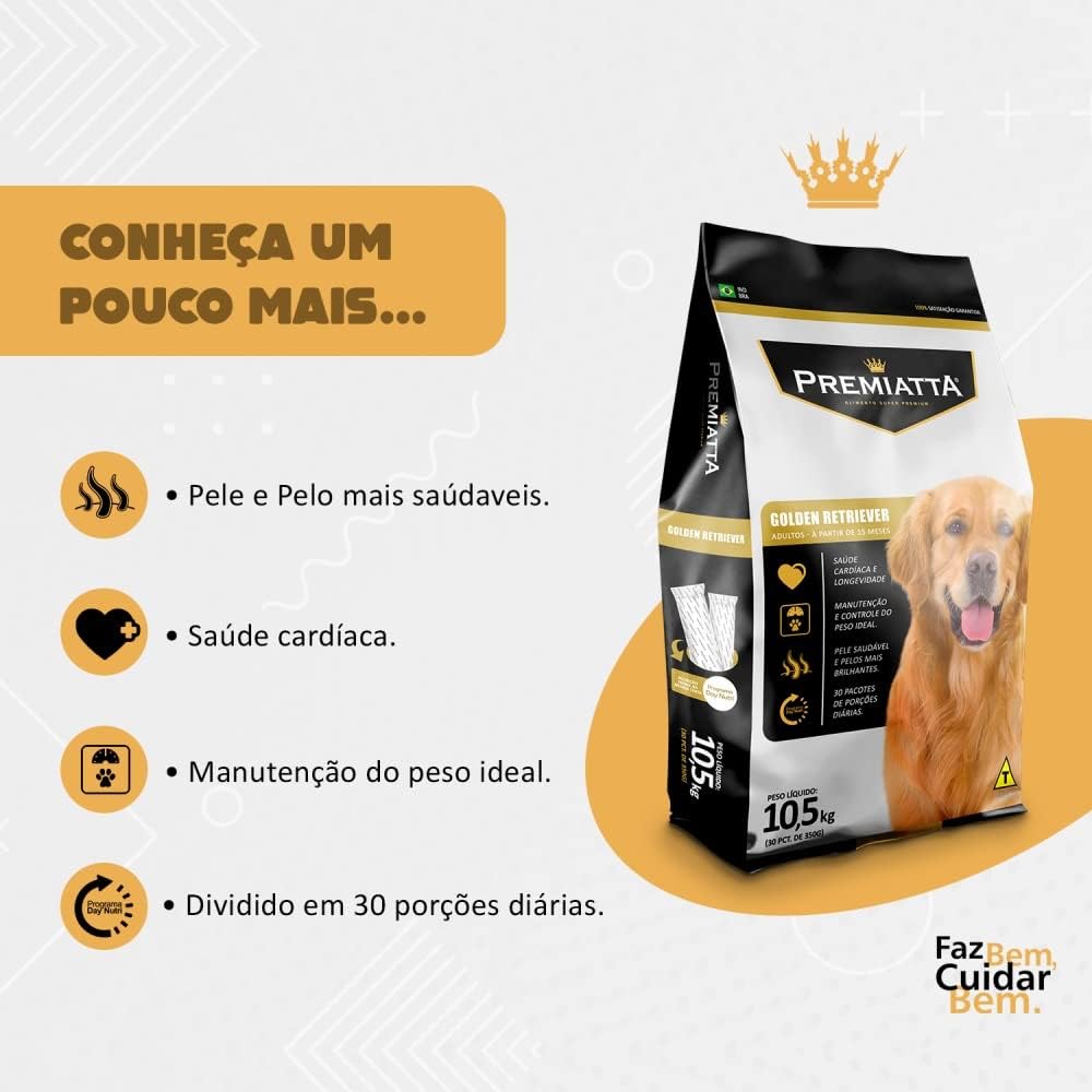 Premiatta Raças Específicas Golden Retriever Adultos 2