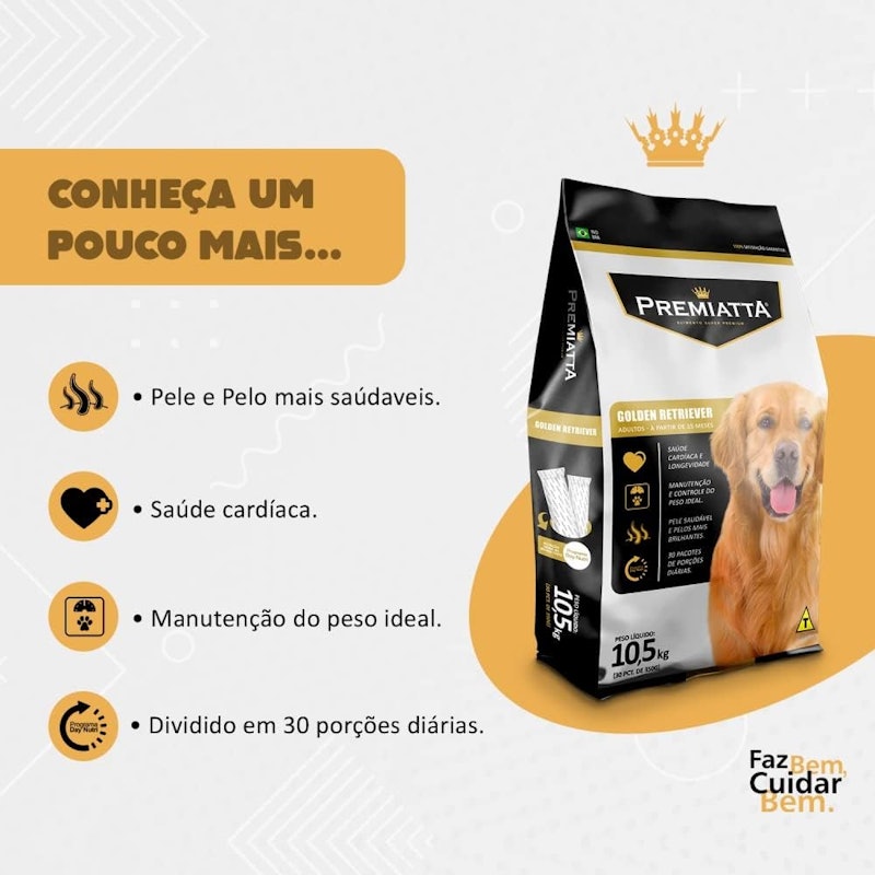 Premiatta Raças Específicas Golden Retriever Adultos 2
