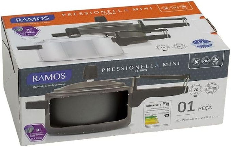 Panela Ramos de Pressão Pressionella 2 L 3