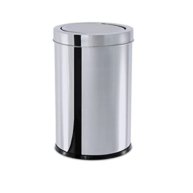 Lixeira Inox Tampa Basculante 7,8 L Decorline 1