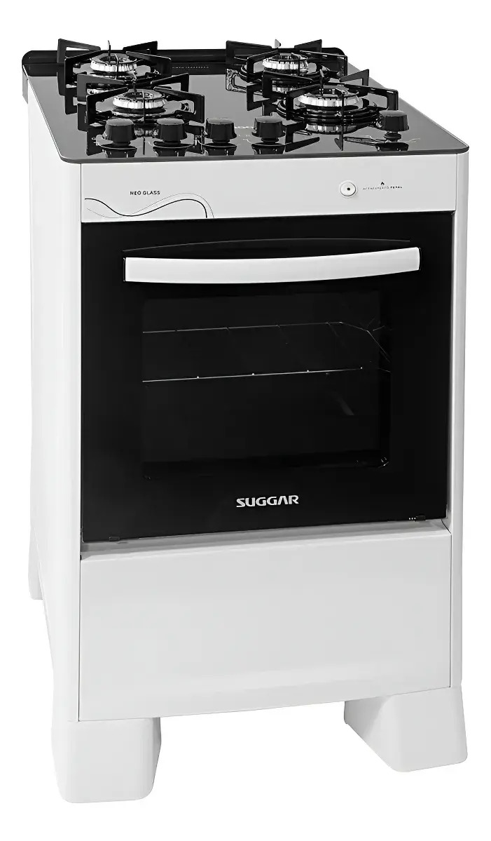 Fogão Neo Glass 4 Queimadores Prix 1