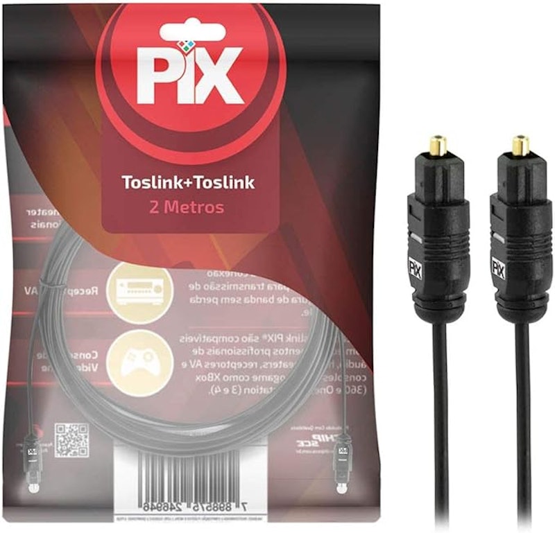 Cabo Optico Toslink Pix 2 m 2