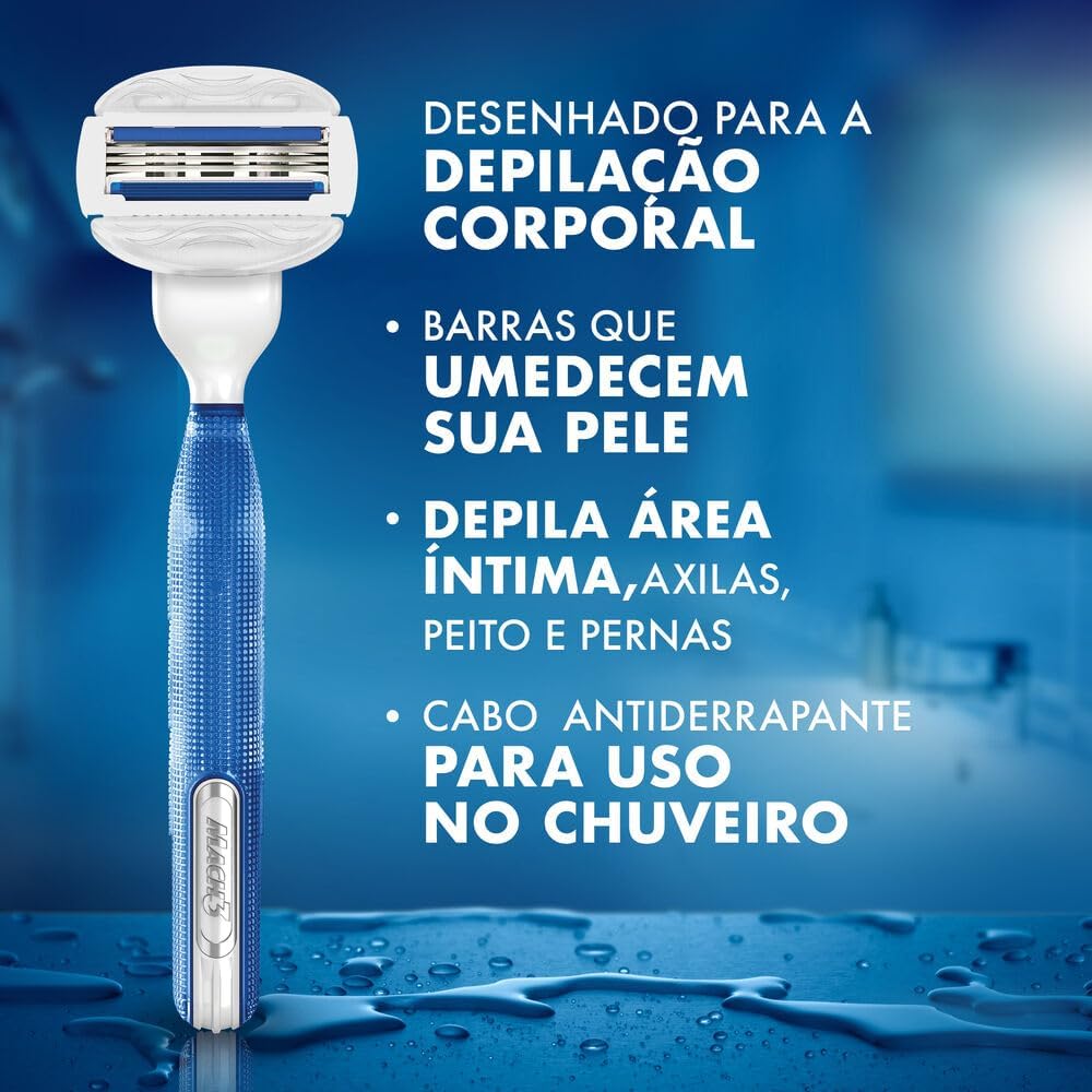Aparelho Reutilizável Gillette MACH3 Corpo 2