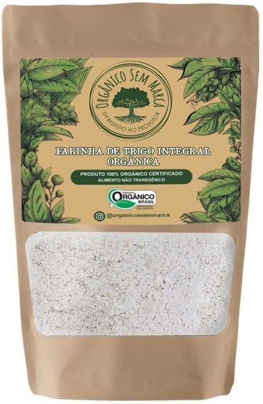Farinha de Trigo Integral Orgânicos Sem Marca 1