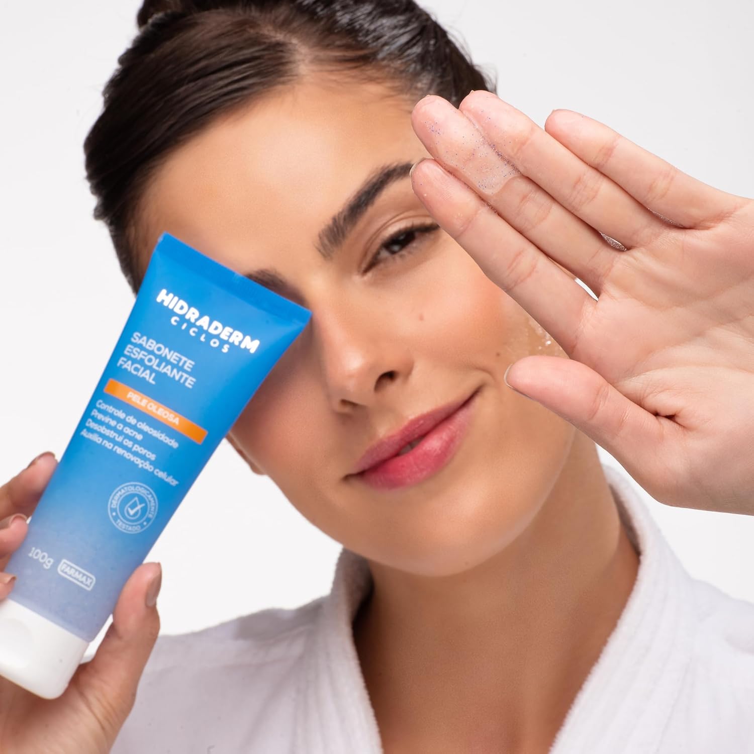Sabonete Líquido Esfoliante Facial Hidraderm Ciclos 3