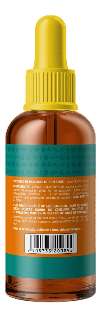 Tri-Uvit Vitamina D3 + K2 MK7 + A 3