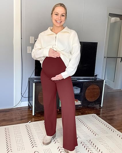 Calça de Gestante com Pernas Largas 3