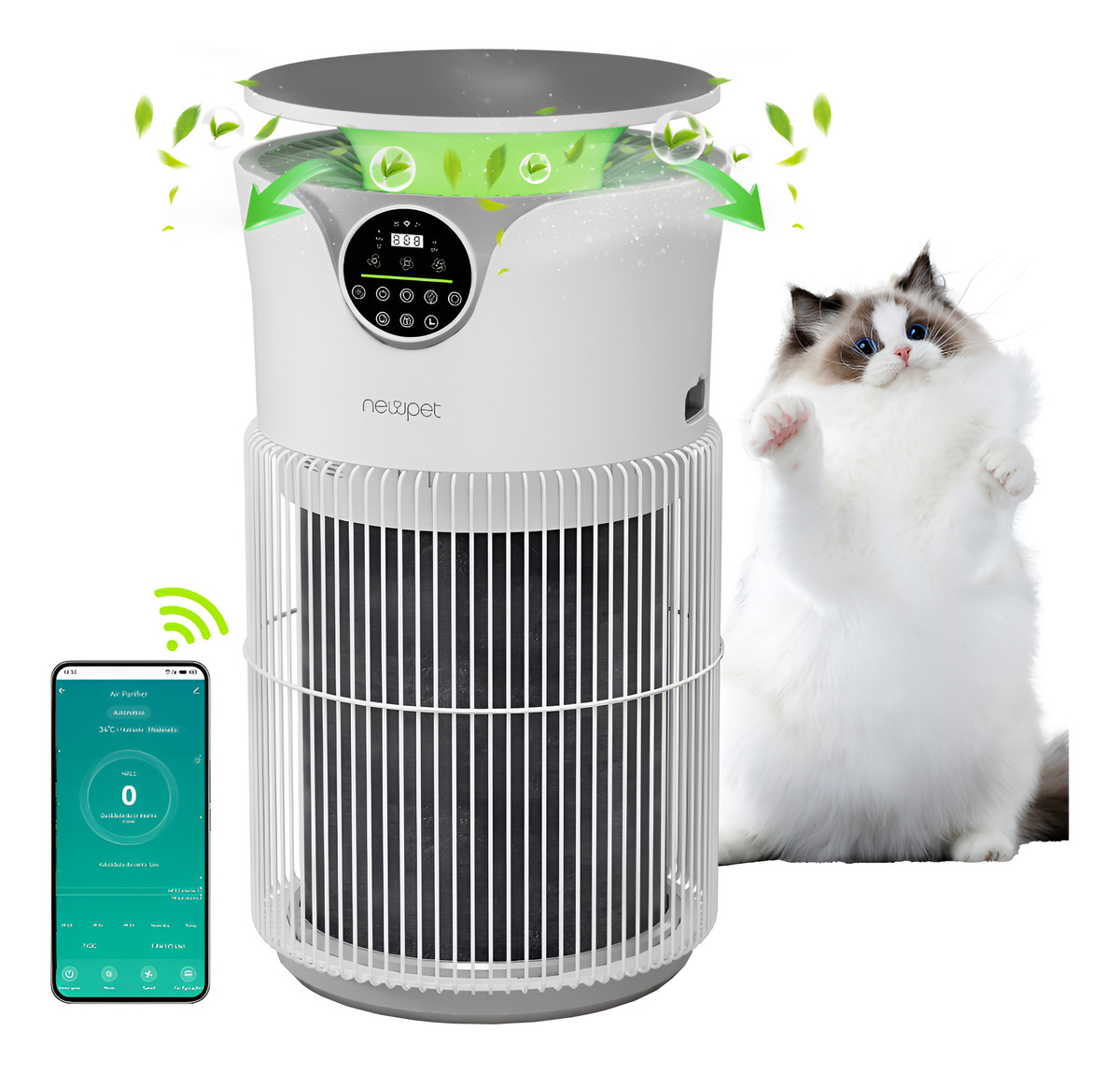 Purificador Ionizador e Ozonizador de Ar New Pet 1