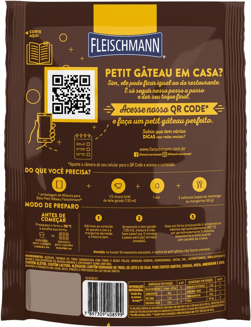 Mistura para Bolo Petit Gâteau 2