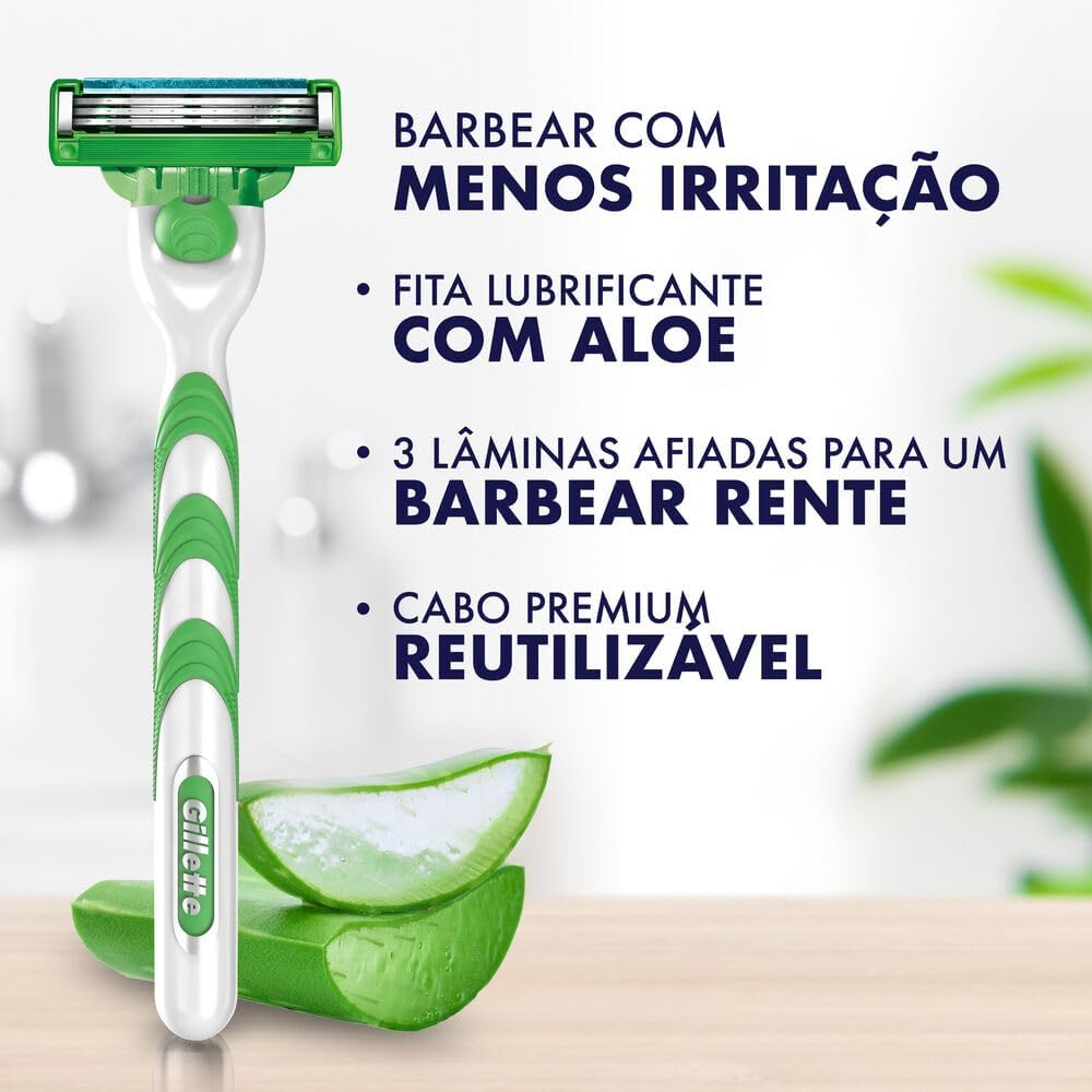 Aparelho de Barbear Recarregável Gillette MACH3 Sensitive 2