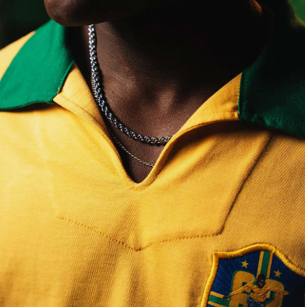 Camisa Brasil Retrô Pelé 1962 Manga Curta Masculina  5