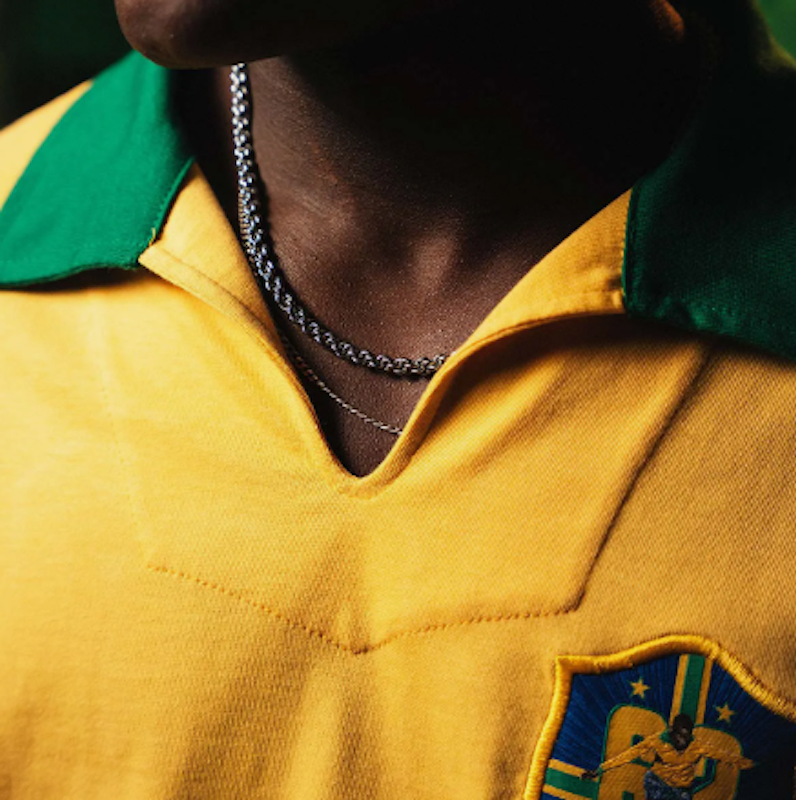 Camisa Brasil Retrô Pelé 1962 Manga Curta Masculina 5