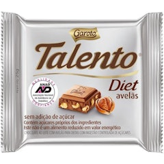 Chocolate Talento Diet Avelãs