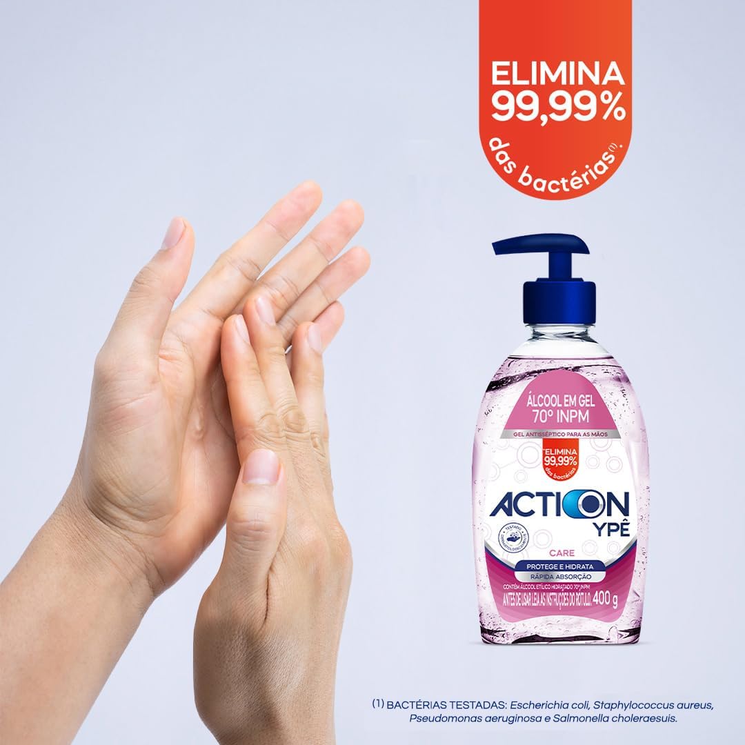 Álcool Gel Antisséptico Action Care 2