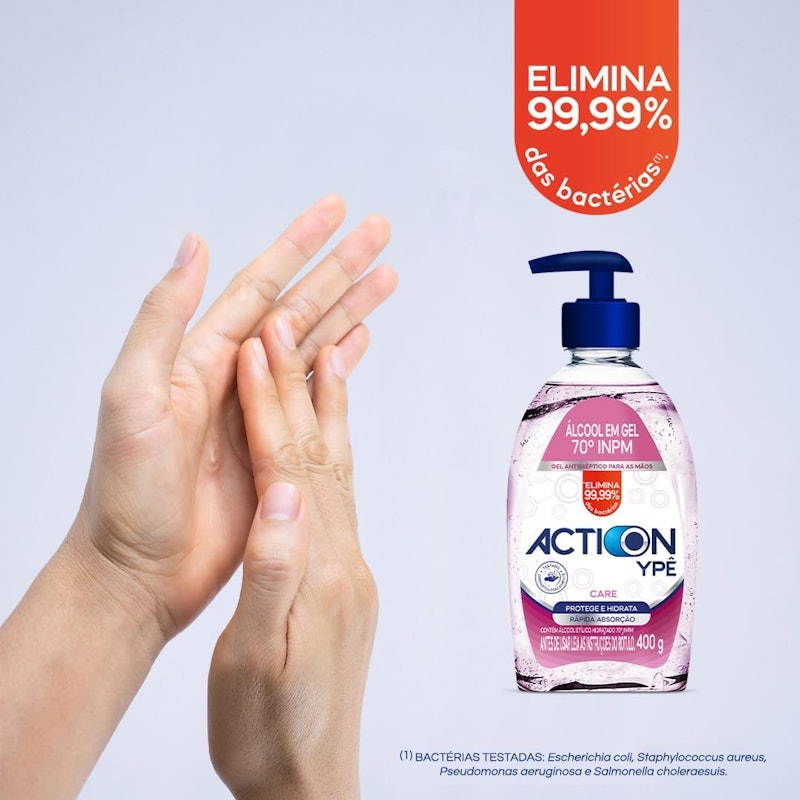 Álcool Gel Antisséptico Action Care 2