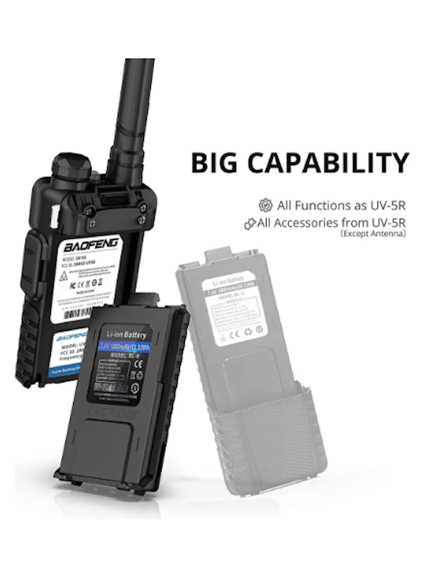 UV-5G 5W GMRS Radio 4