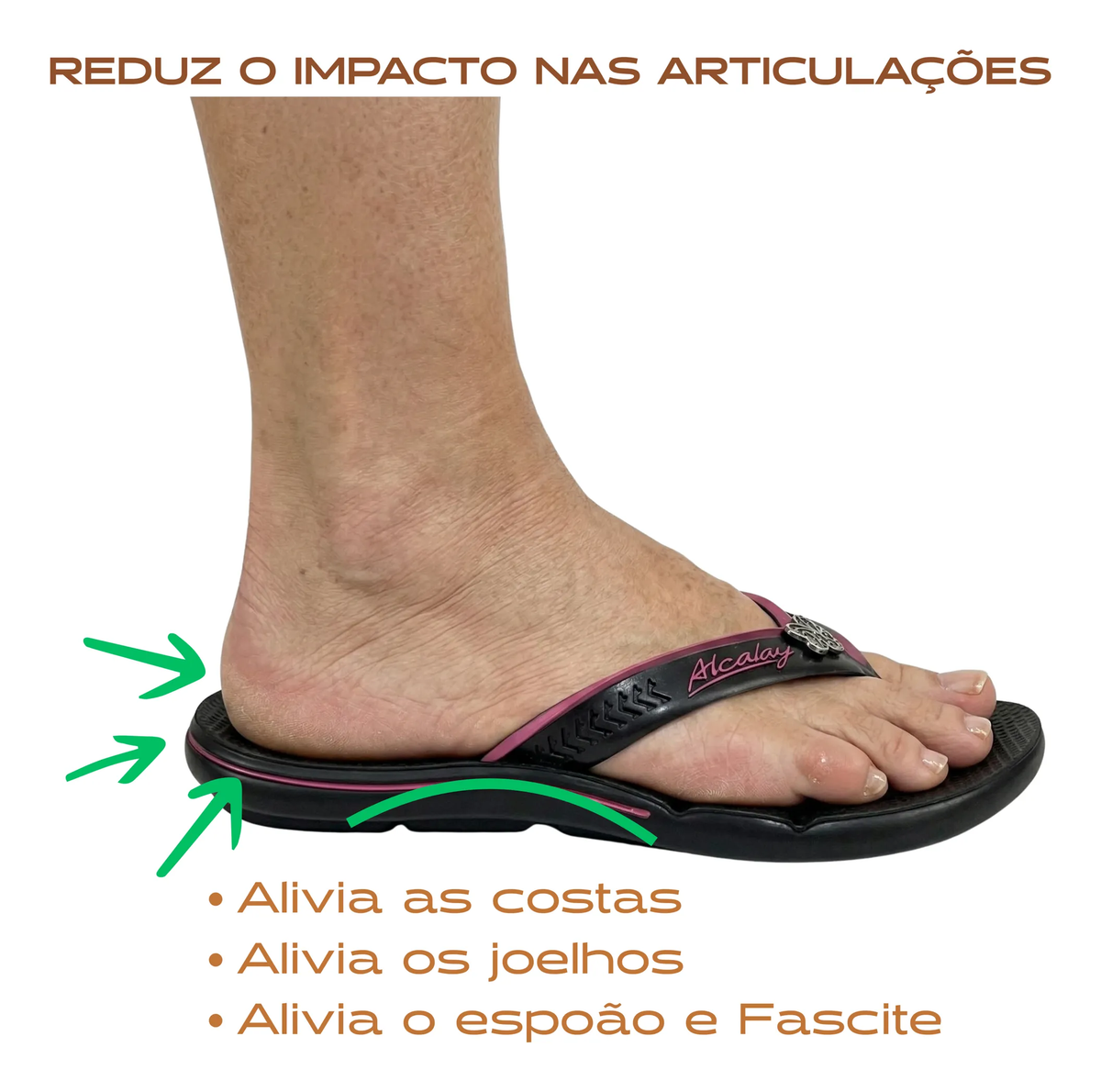 Chinelo Feminino Ortopédico Anatômico 4