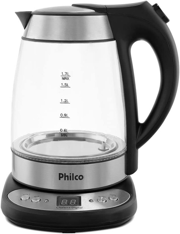 Chaleira Elétrica Philco 1,7 L Digital Glass 1