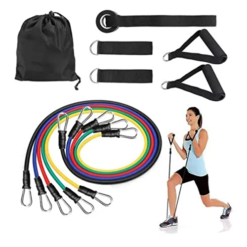 Kit 11 Peças Elástico Extensor Exercício 4
