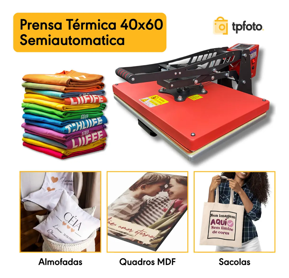 Prensa Térmica Plana com Gaveta 2