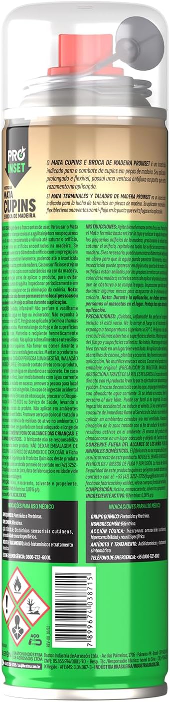 Inseticida Mata Cupins e Broca de Madeira Proinset 2