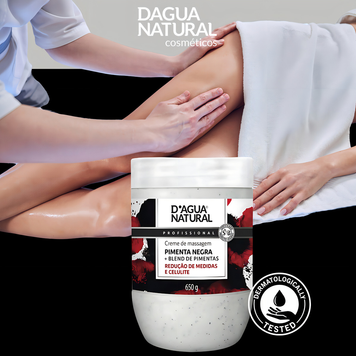 Creme de Massagem Pimenta Negra  3