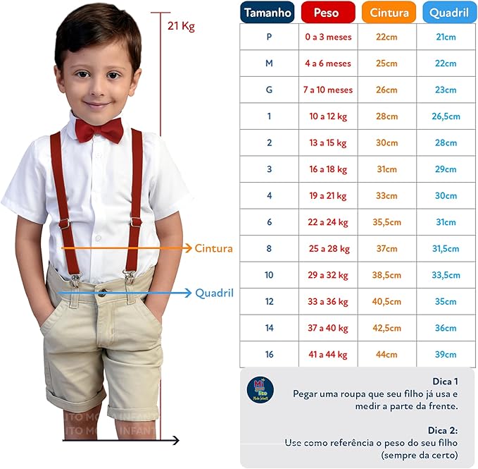 Conjunto Menino 10 a 16 anos Juvenil - Batizado Casamento 4