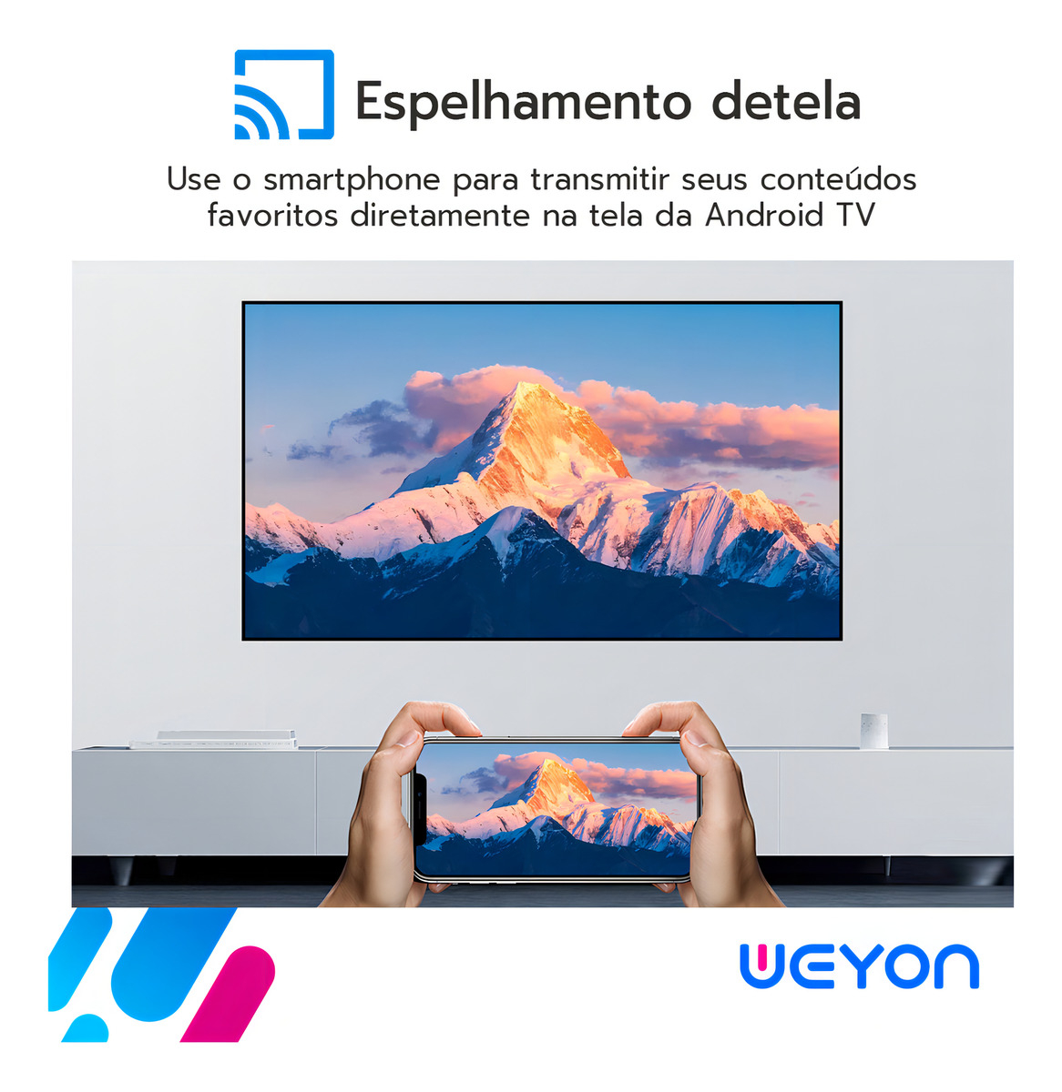 Smart Tv 32'' LED HD Weyon 3