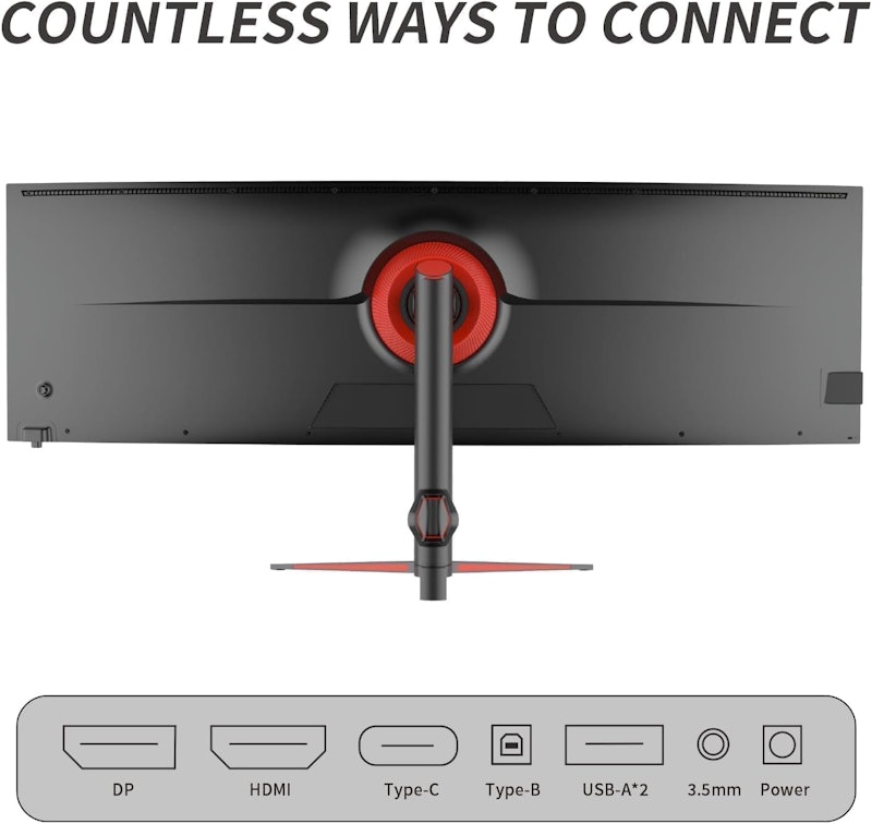 Monitor de Jogos Ultrawide de 49 Polegadas Yogaes 5