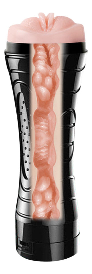 Masturbador Vibrador Masculino Vagina em Cyberskin Lanterna 2