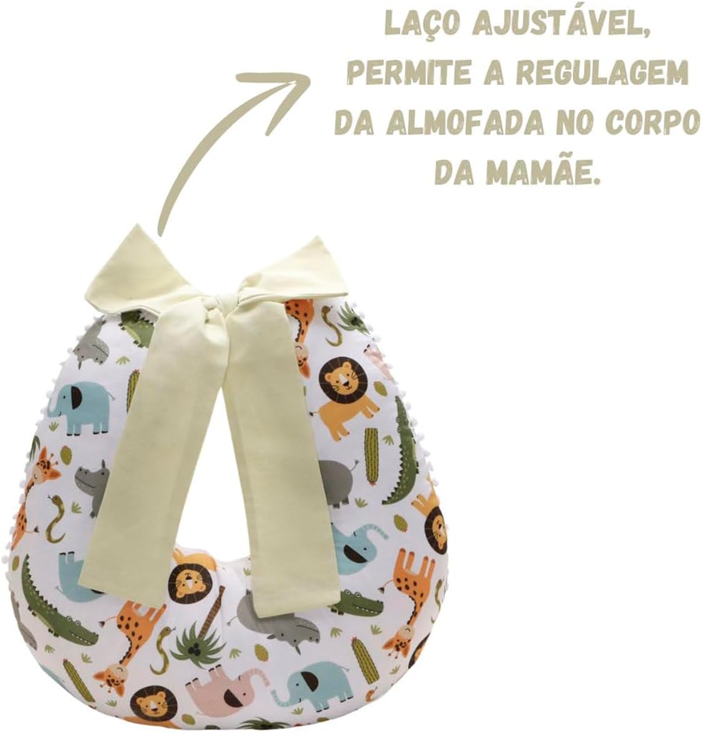 Almofada Amamentação Pompom 5