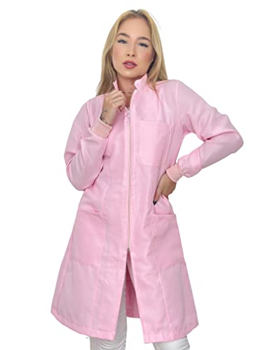 Jaleco Feminino Oxford Zíper 4