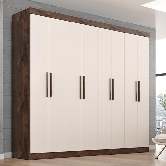Guarda-Roupa Casal Lisboa 8 Portas 4 Gavetas 4