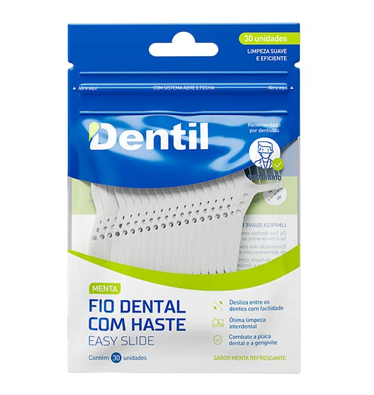 Fio Dental com Haste Easy Slide Menta 1