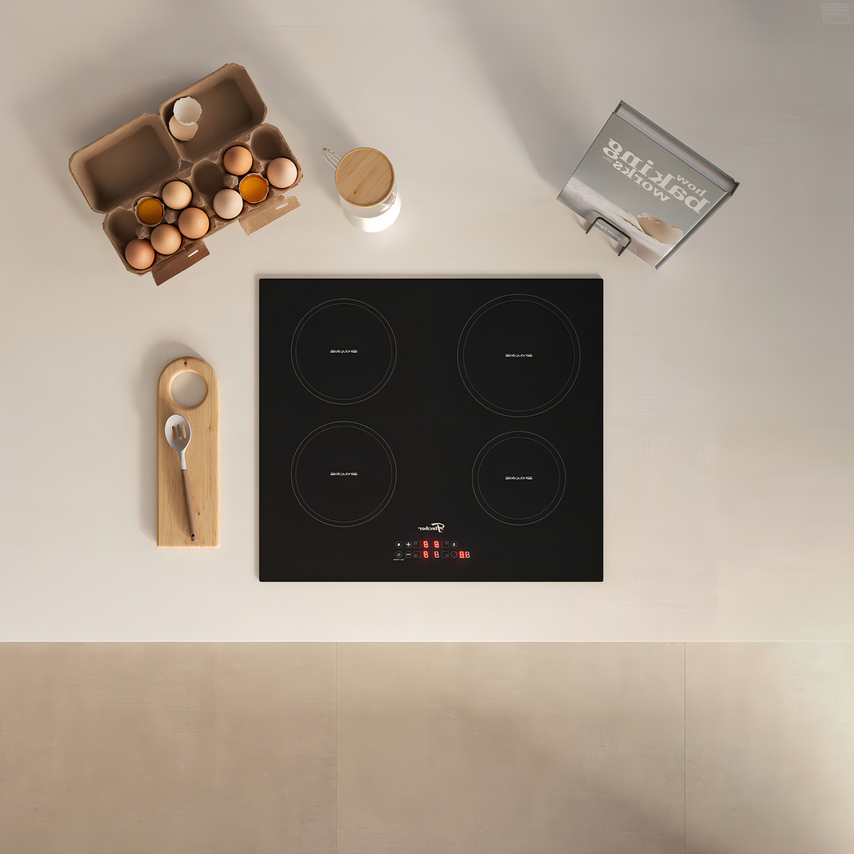 Cooktop de Indução Fischer 4 Bocas Vitrocerâmica 2