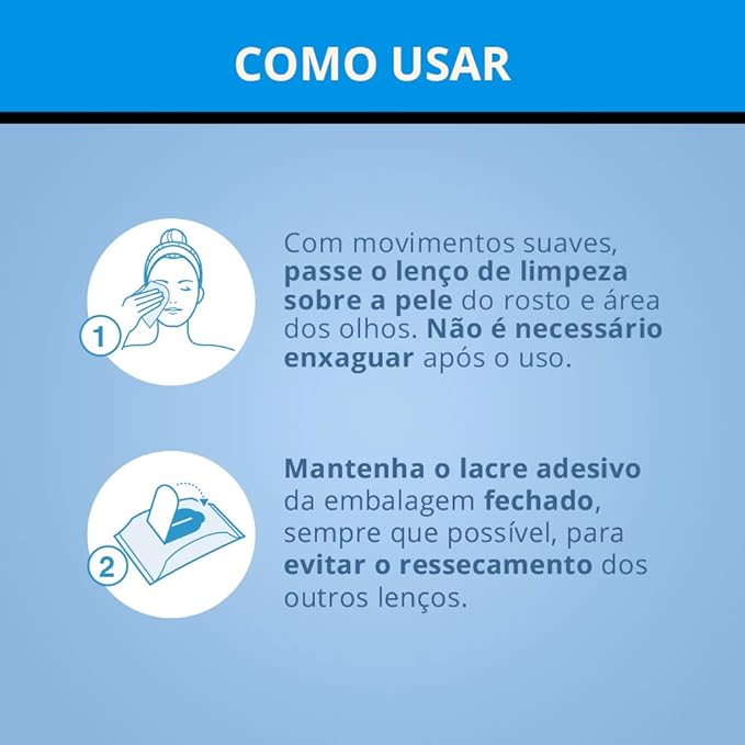 Lenço Demaquilante Neutrogena Deep Clean 2