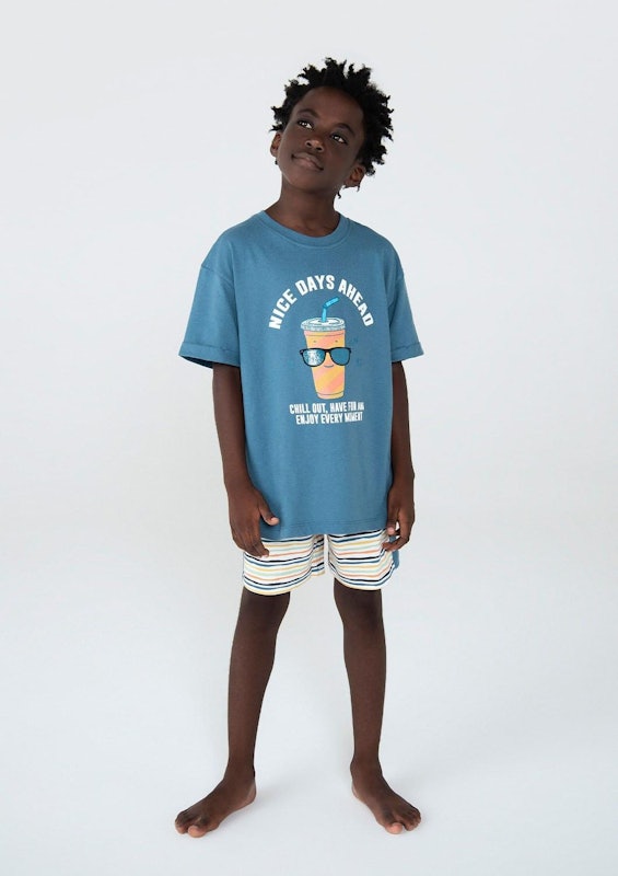 Pijama Infantil Menino Curto Estampado 1
