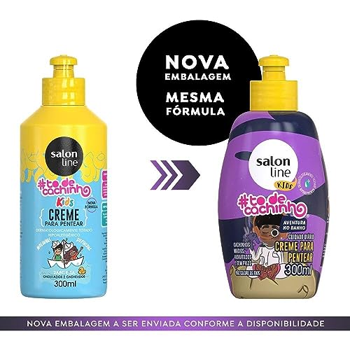 Creme para Pentear #todecachinho Kids Aventura no Banho Salon Line 2