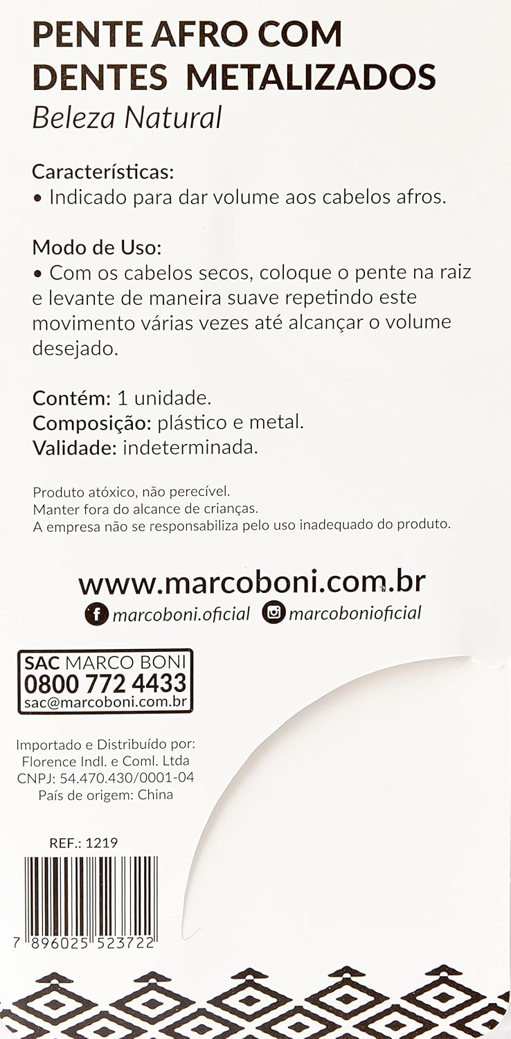 Pente Garfo com Dentes de Metal Marco Boni 4