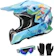 OUMURS Capacete de Motocross Juvenil 1